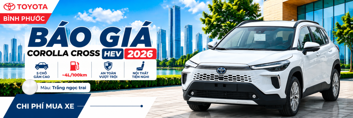 Giá xe Toyota Corolla Cross 2026 - CXH - TRANG