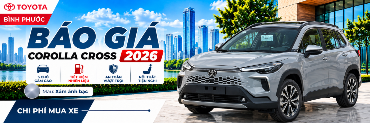Giá xe Toyota Corolla Cross 2026 - CXV - xam