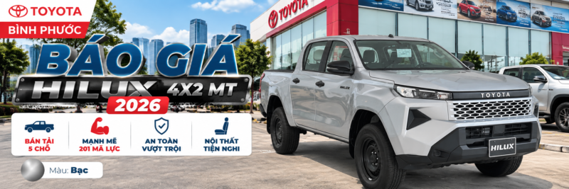 Giá xe Toyota Hilux 2026 - HE - BAC
