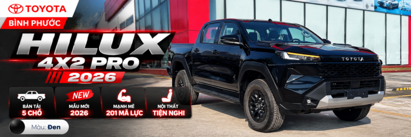 Giá xe Toyota Hilux 2026 - HK - DEN