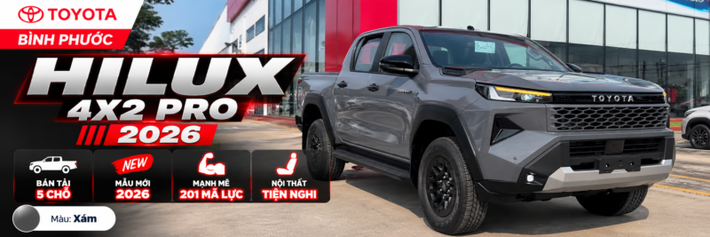 Giá xe Toyota Hilux 2026 - HK - xam