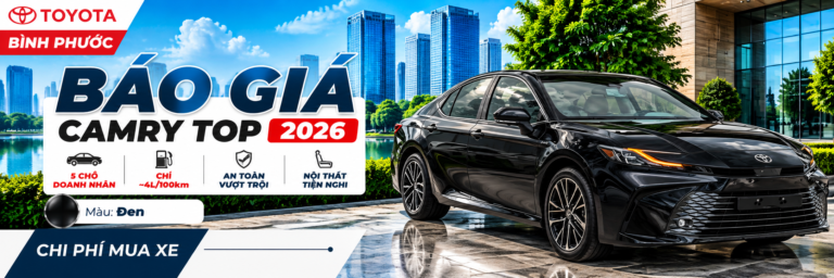 Giá xe Toyota Camry 2026 - KH-DEN