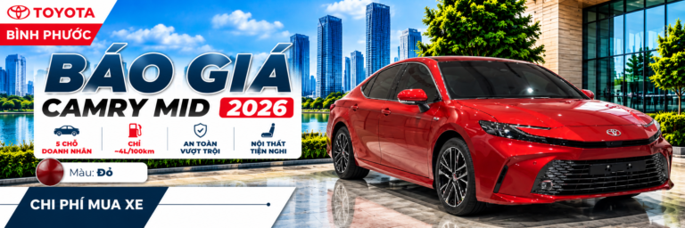 Giá xe Toyota Camry 2026 - KHM-DO