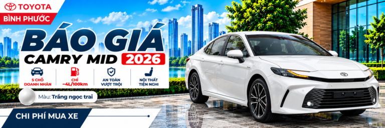Giá xe Toyota Camry 2026 - KHM-TRANG